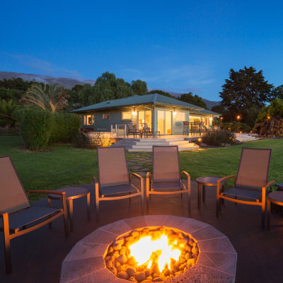 Enjoy everynight outside with a firepit installed by Plumbing Solutions!